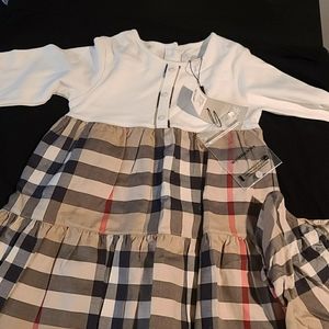 NWT Authentic Toddler Burberry Dress